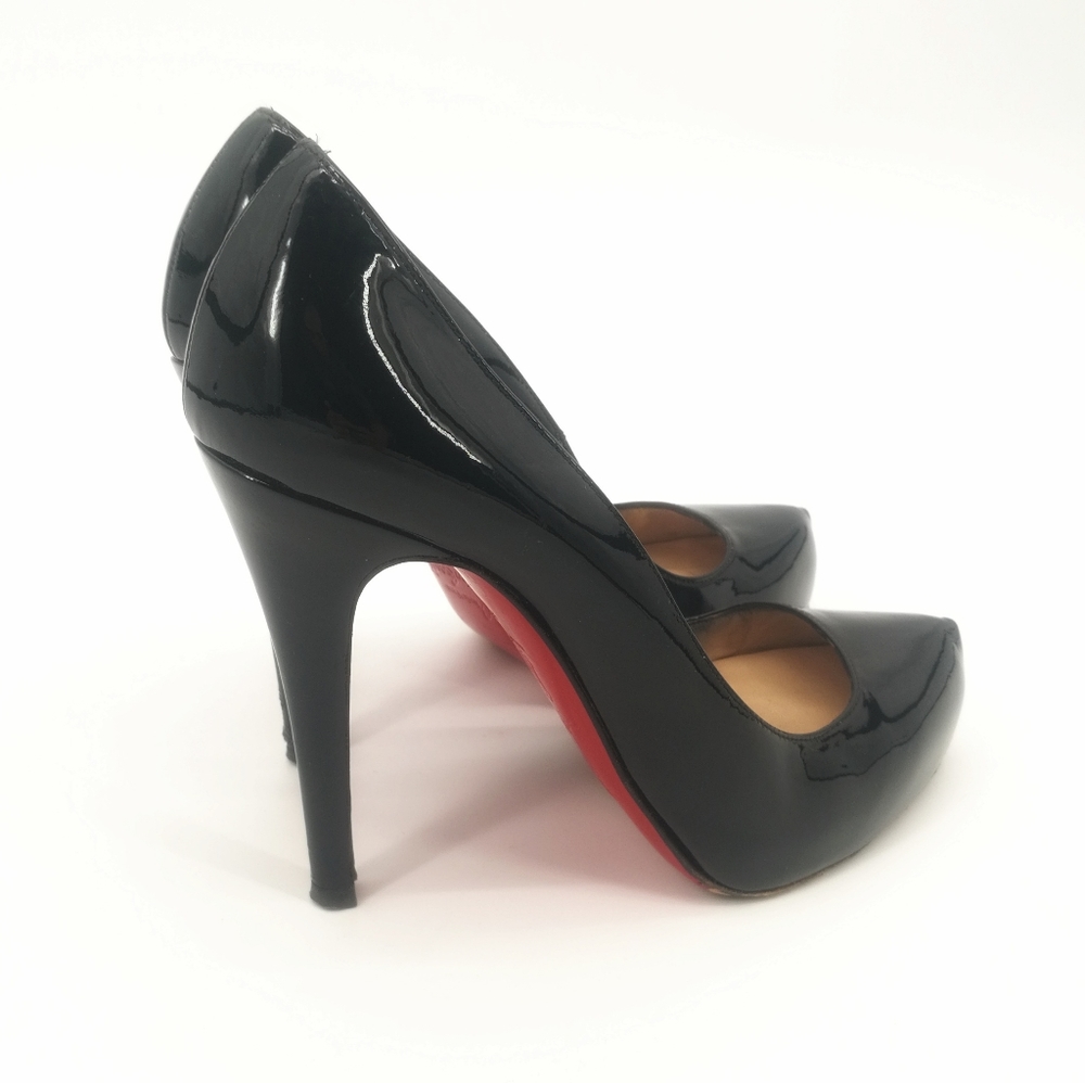 AUTHENTIC Christian Louboutin black heels pumps